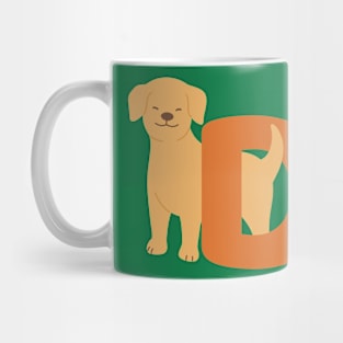 Animal alphabet D Mug